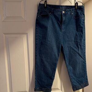 Gloria Vanderbilt Dark Blue Ankle Jeans